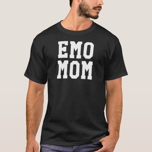 Funny Emo Mam Gothic Punk Moederdag Gift T-shirt (Voorkant)