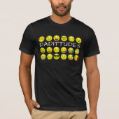 Funny Emoji Dadittude T-shirt (Voorkant)