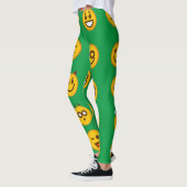 Funny Emoji leggings | Cute Green Leggings (Links)