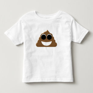 Funny Emoji Poo Kinder Shirts