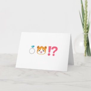 Funny Emoji Ring Bearer Verzoek