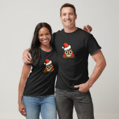 Funny Emoji Santa Hat Kerstmis Shirt voor Kind (Unisex)