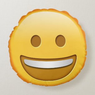 Funny Emoji Sierkussen Rond Kussen