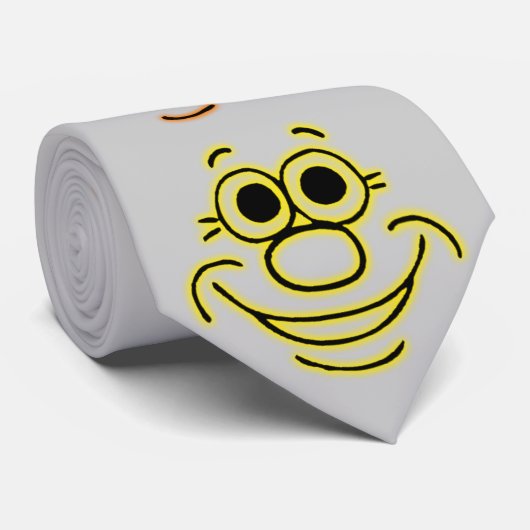 Funny Emotion Stropdas (Opgerold)