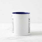 Funny EMT Nutrition Facts Paramedics Emergency Mok (Midden)