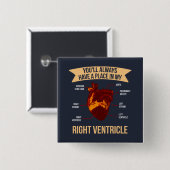 Funny EMT Paramedic Pun Statement Vierkante Button 5,1 Cm (Voorkant /achterkant)