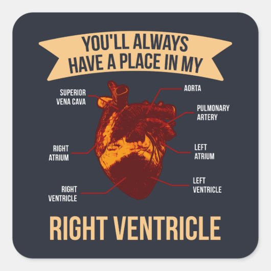 Funny EMT Paramedic Pun Statement Vierkante Sticker (Voorkant)