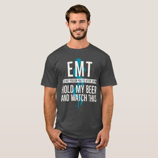 Funny EMT T-Shirt (Voorkant volledig)