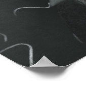 Funny Emu Einstein Poster (Hoek)