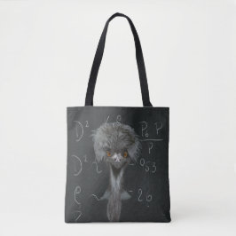 Funny Emu Einstein Tote Bag