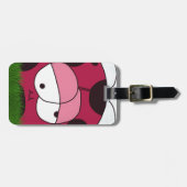 Funny en Chubby Ladybug Bagagelabel (Voorkant horizontaal)