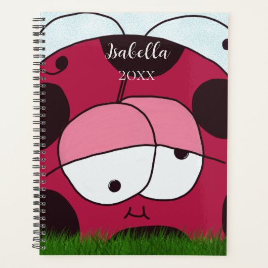 Funny en Chubby Ladybug Planner (Voorkant)