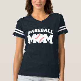 Funny en Cute van honkbal mam T-shirt