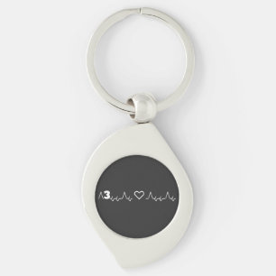 Funny en esthetisch grafisch T-shirt Sleutelhanger