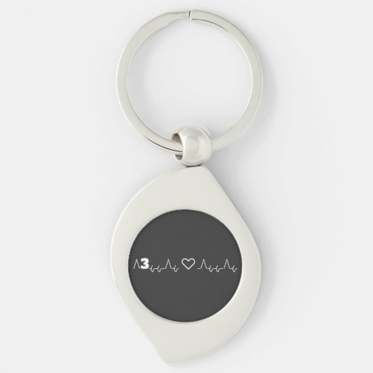 Funny en esthetisch grafisch T-shirt Sleutelhanger (Voorkant)
