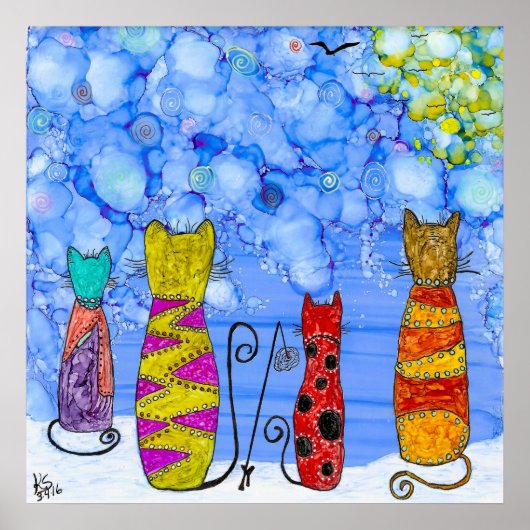 Funny en Whimsical Vist Poster (Voorkant)