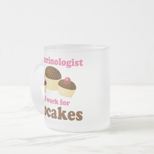 Funny Endocrinoloog Matglas Koffiemok (Voorkant links)