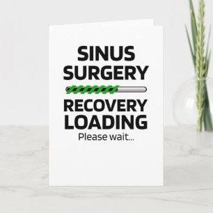 Funny Endoscopic Sinus Surgery Recovery Giften Kaart
