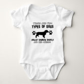 Funny engelse springerspaniel design romper (Voorkant)
