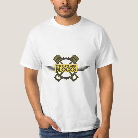 Funny Engine Mechanic Humor voor Car Repair Garage T-shirt (Voorkant)