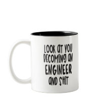 Funny Engineer Afstuderen Mok