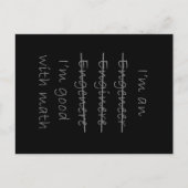 Funny Engineer Briefkaart (Voorkant)