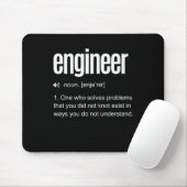 Funny Engineer Definition Muismat (Met muis)