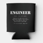 Funny Engineer Dictionary Definition Blikjeskoeler (Voorkant)