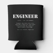 Funny Engineer Dictionary Definition Blikjeskoeler (Achterkant)