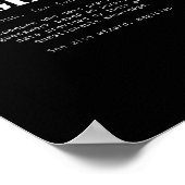 Funny Engineer Dictionary Definition Poster (Hoek)