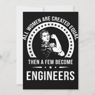 Funny Engineer for All Women Creëer Bedankkaart