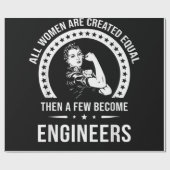 Funny Engineer for All Women Creëer Cadeaupapier (Vlak)