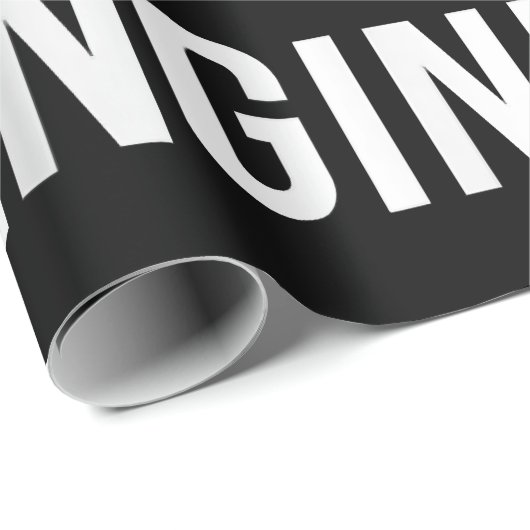 Funny Engineer for All Women Creëer Cadeaupapier (Rol Hoek)