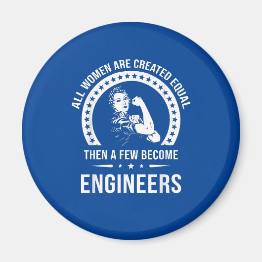 Funny Engineer for All Women Creëer Magneet (Voorkant)
