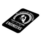 Funny Engineer for All Women Creëer Magneet (Linkerzijde)
