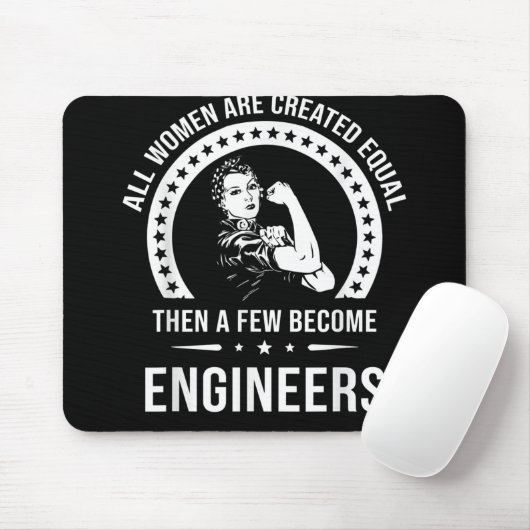Funny Engineer for All Women Creëer Muismat (Met muis)