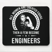 Funny Engineer for All Women Creëer Muismat (Voorkant)