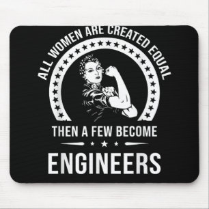 Funny Engineer for All Women Creëer Muismat