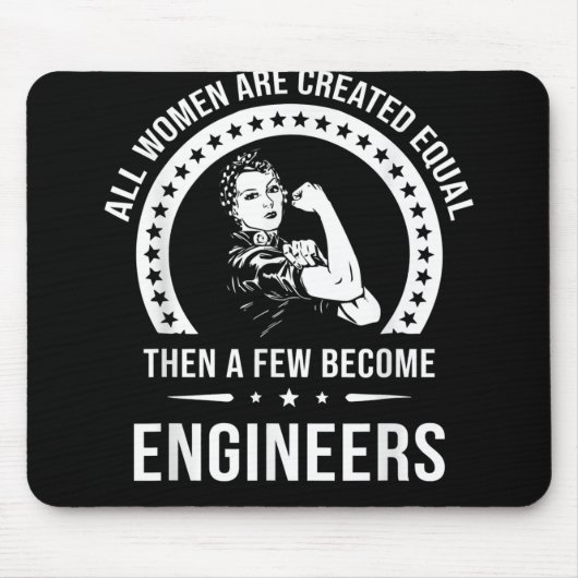 Funny Engineer for All Women Creëer Muismat (Voorkant)