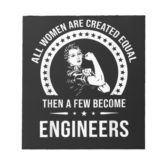 Funny Engineer for All Women Creëer Notitieblok (Voorkant)