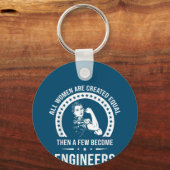 Funny Engineer for All Women Creëer Sleutelhanger (Voorkant)