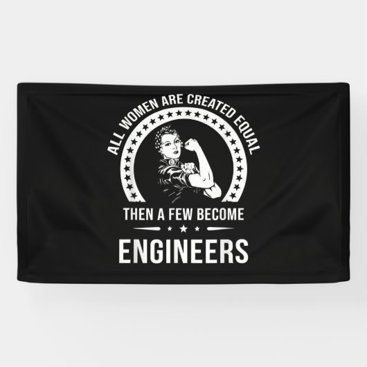 Funny Engineer for All Women Creëer Spandoek (Horizontaal)