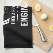 Funny Engineer for All Women Creëer Theedoek (Quarter Fold)