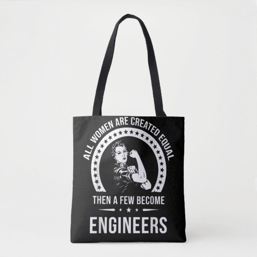 Funny Engineer for All Women Creëer Tote Bag (Voorkant)