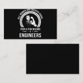 Funny Engineer for All Women Creëer Visitekaartje (Voorkant / Achterkant)