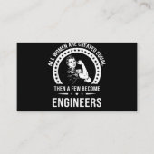 Funny Engineer for All Women Creëer Visitekaartje (Voorkant)