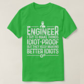 Funny Engineer Gift for Men Cool Engineering T-shirt (Design voorkant)