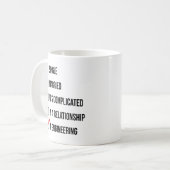 Funny Engineer Koffiemok (Voorkant links)