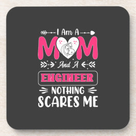 Funny Engineer mama, Engineer mama Bier Onderzetter