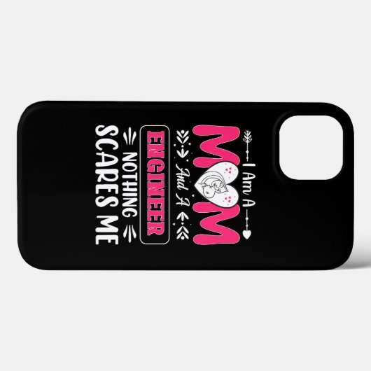 Funny Engineer mama, Engineer mama Case-Mate iPhone Case (Achterkant (horizontaal))